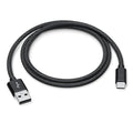 Woven USB-A to USB-C Cable (1ft) for Apple iPhone 16 Pro Max MFi Certified USB to Type C CarPlay Car Charger Cord for iPhone 16 Pro 16 Plus 16 iPhone 15 Pro Max 15 Pro 15 Plus 15 iPad Pro M4 (Black)