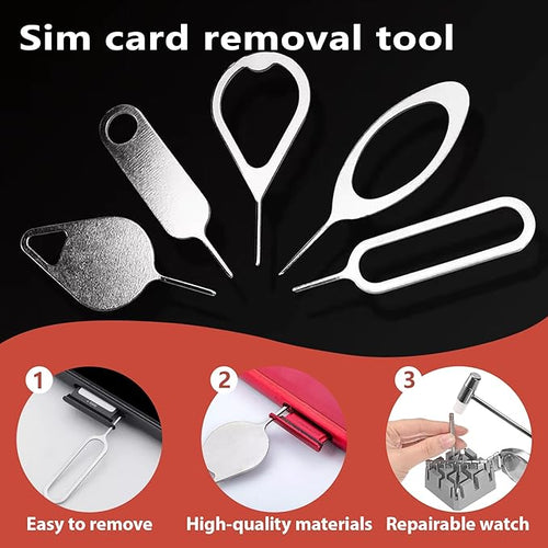 16 Pcs Sim Card Tool - Sim Card Removal Tool, Sim Ejector Tool, Smooth Burr-Free Opener for All Cell Phones