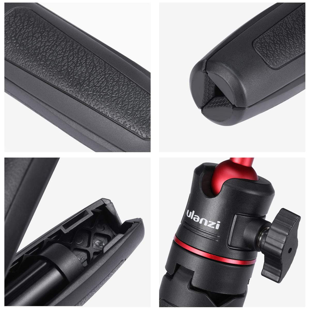 ULANZI MT-08 Extension Pole Tripod, Mini Selfie Stick Stand Handle Grip for Cell Phone iPhone Pro Max Android Luna Pocket Xtra Muse Canon Sony ZV-1 A6400 A6600 Cameras Video Recording/Vlogging
