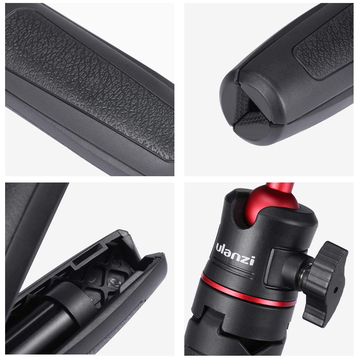 ULANZI MT-08 Extension Pole Tripod, Mini Selfie Stick Stand Handle Grip for Cell Phone iPhone Pro Max Android Luna Pocket Xtra Muse Canon Sony ZV-1 A6400 A6600 Cameras Video Recording/Vlogging