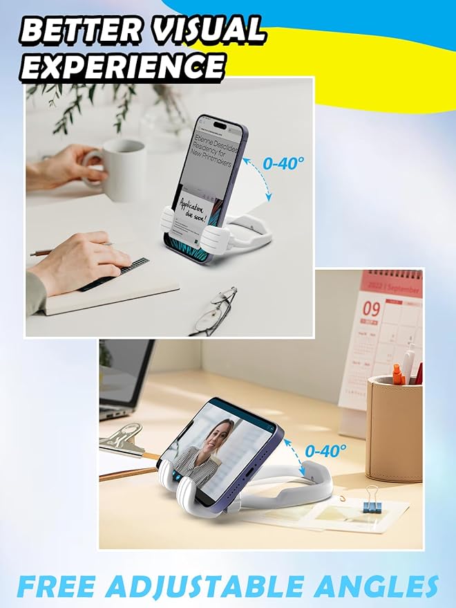 Back to School Supplies Gifts for Boys Girls: Thumbs Up Lazy Phone Stand Holder Gifts for Kids Teens Adults Men Women Teenage Wife Mom Husband Birthday Funny Gadgets Stuff Christmas Stocking Stuffers