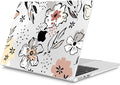 Mektron for 2025 M4 MacBook Air 13.6 Inch A3240 Case Fits 2023 A2681 M2 2024 A3113 M3 Chip with Liquid Retina Display Touch ID, Printed Plastic Hard Shell Cover for MacBook Air 13.6", Floral C383