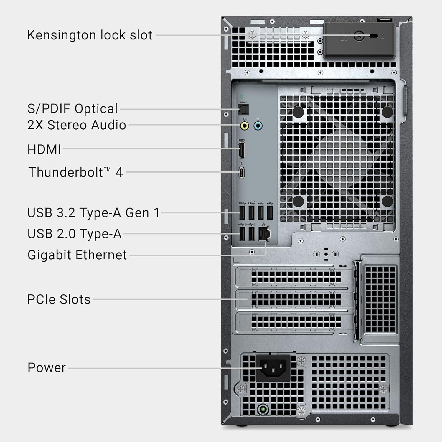 Dell Tower Plus EBT2250 Desktop Computer - Series 2 Intel Core Ultra 9 285 24-Core Processor up to 5.6 GHz, 16GB DDR5 RAM, 4TB NVMe SSD, NVIDIA GeForce RTX 4060 8GB GDDR6, Windows 11 Home, Graphite