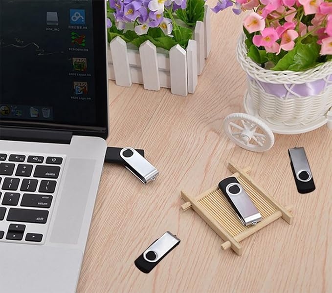 USB Flash Drive 16GB 100 Pack, Bulk USB 2.0 Thumb Drives Swivel Memory Stick Jump Pen, 16 Gig 100 Pieces