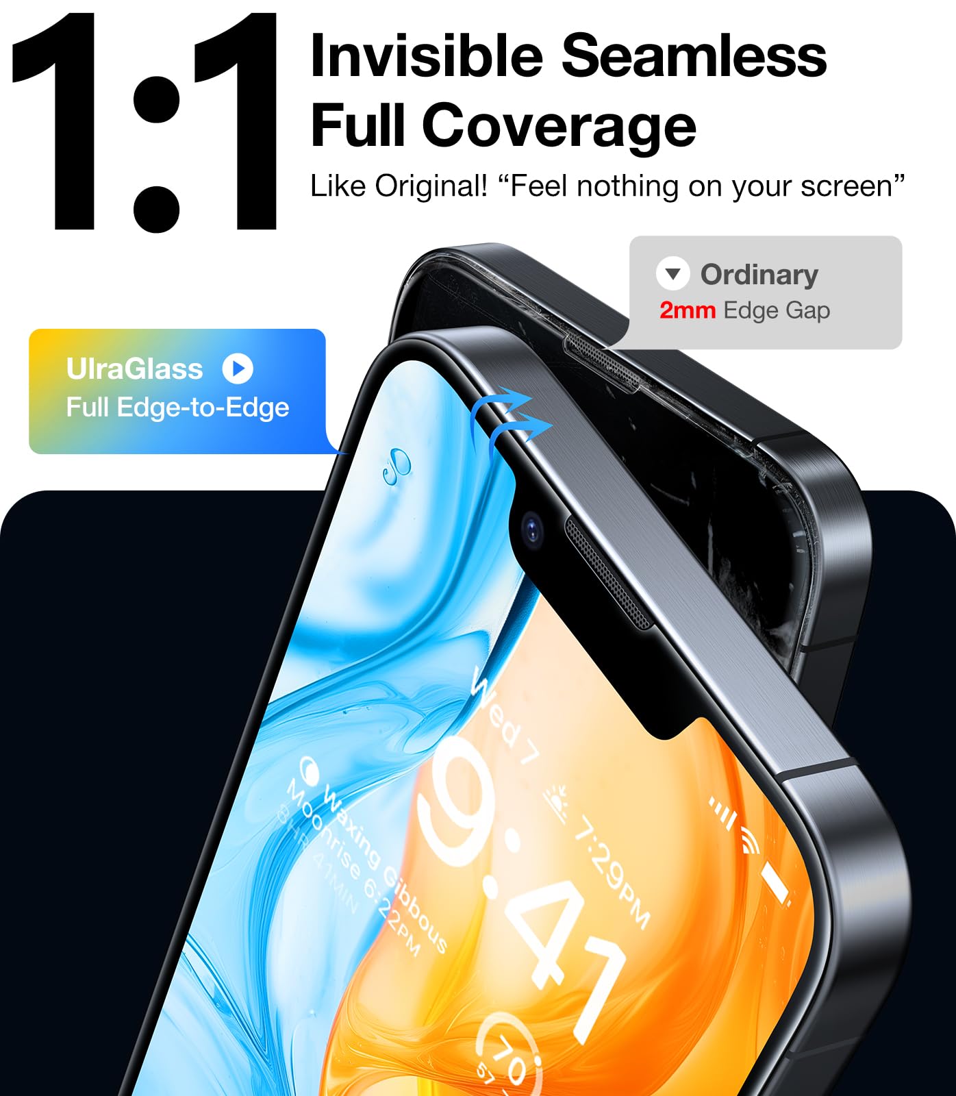 UltraGlass UNBREAK TOP 9H+ Armor for iPhone 17e/16e Screen Protector