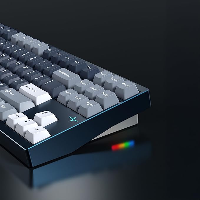 KEEBMONKEY WOBKEY Crush 80 Reboot CNC Aluminum 5-Second Quick-Release Triple-Mode Connectivity Mechanical Keyboard with Superior Acoustics (Pro Black)