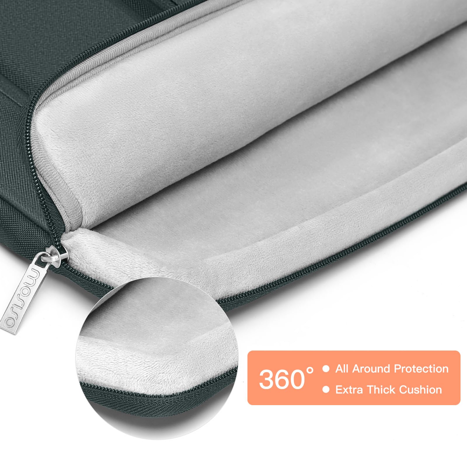 MOSISO 360 Protective Laptop Case 13.3 inch, 13-13.3 inch Laptop Sleeve