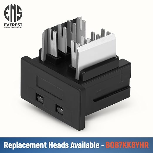 Everest easyJACK - 90° Angled Speed Termination Keystone Tool Set - with 20-Pack of RJ45 Cat6 Keystone Jacks in Yellow (Slim Profile Design) - Time Saver Network Punch Down Tool Cat6