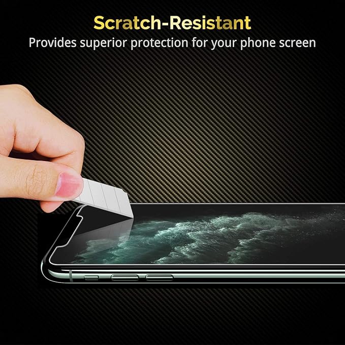 UNBREAKcable Tempered Glass for iPhone 11 Pro Max/XS Max [6.5 inches-2 Pieces] 9H Hardness Screen Protector Film/2.5D Double Defence Screen Protector – [Anti-Scratch, Anti-Fingermarks, Bubble Free]