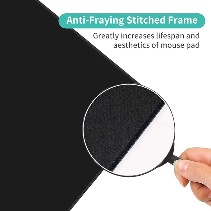 Dynippy Thin Extended Gaming Mouse Pad （31.5 * 11.8 * 0.08 inch） with Stitched Edges Large Mousepad Long XXL Keyboard and Mouse pad Desk Mat for Gaming Office & Home - Landscape Painting
