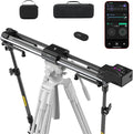 Zeapon Micro4 E1000 Double Distance Motorized Camera Slider, High-Speed Low Noise Motor 10-26Lbs Payload, 42''/107cm Compact Slider with Carrying case, LCD Screen, App Control, Smooth Damping Design