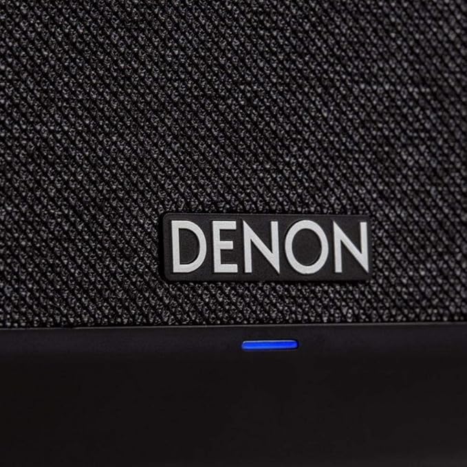 Denon Home 250 Wireless Smart Speaker – Mid-Size, Stereo Sound, Wi-Fi & Bluetooth, HEOS Built-in, Alexa Built-in, Siri & AirPlay 2, Spotify Connect, Multi-Room Support, Black