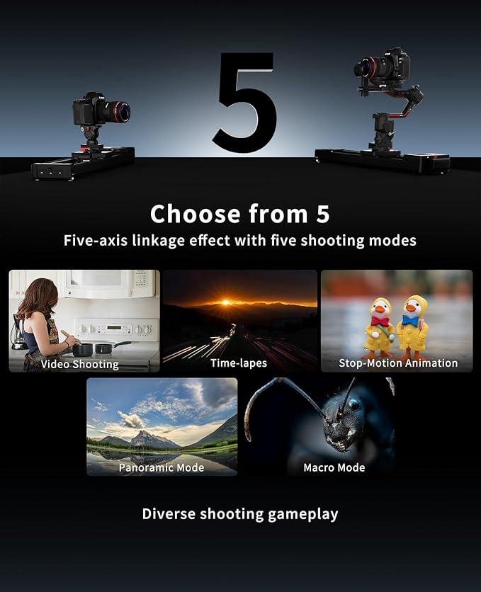IFOOTAGE Shark Slider Nano II-660 (26inch) Motorized Camera Shark Slider with Dedicated Battery Grip PD140H Combo