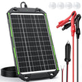 Sun Energise 15W 12V Solar Battery Charger & Maintainer PRO, Built-in Smart MPPT Charge Controller, Waterproof 12 Volt Solar Panel Trickle Charging Kits for Car Auto Boat RV Marine Trailer Camper