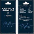 Aairhut Thermal Pads 13W/mK, 85 x 45 x 1.5mm Silicone Cooling Heatsink Thermal Pad GPU Non Conductive Heat Resistance Extreme Odyssey Cover with Dual Self-Adhesive Films for PC Laptop/CPU/LED