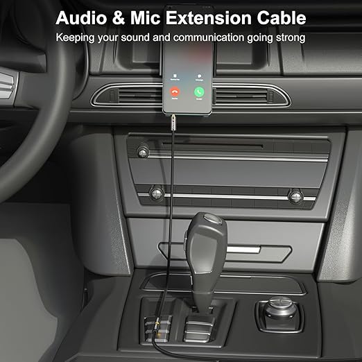 J&D 3.5mm TRRS Cable, 1/8 Inch 4 Pole TRRS Jack Male to Female Auxiliary Extension Cable for Headphones, Car Stereos, Phones and Speakers, 3 Feet