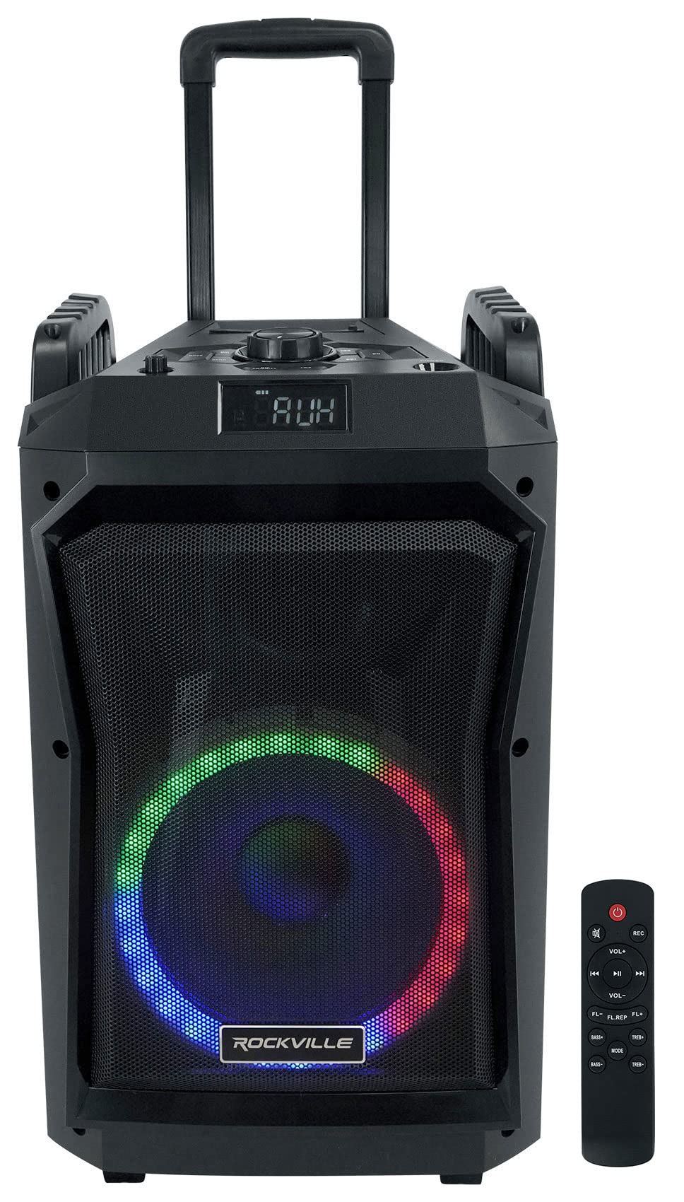 Rockville ROCKNGO 800 10" Portable Rechargeable Bluetooth Speaker with LED