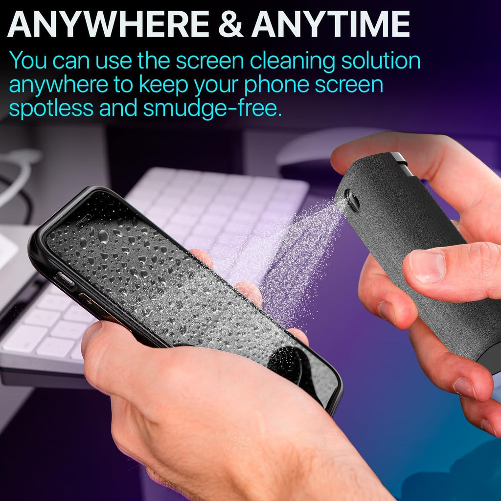 IO CLEAN Mini Screen Cleaner Spray – Finger Proof Screen Cleaner for