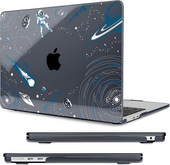 Compatible with MacBook Air 13.6 inch Case, M4 A3240/M3 A3113/M2 A2681 (Released 2025 to 2022), Hard Shell, Keyboard Cover, Screen Protector, Webcam Cover & Type-C Adapter, Aerospace