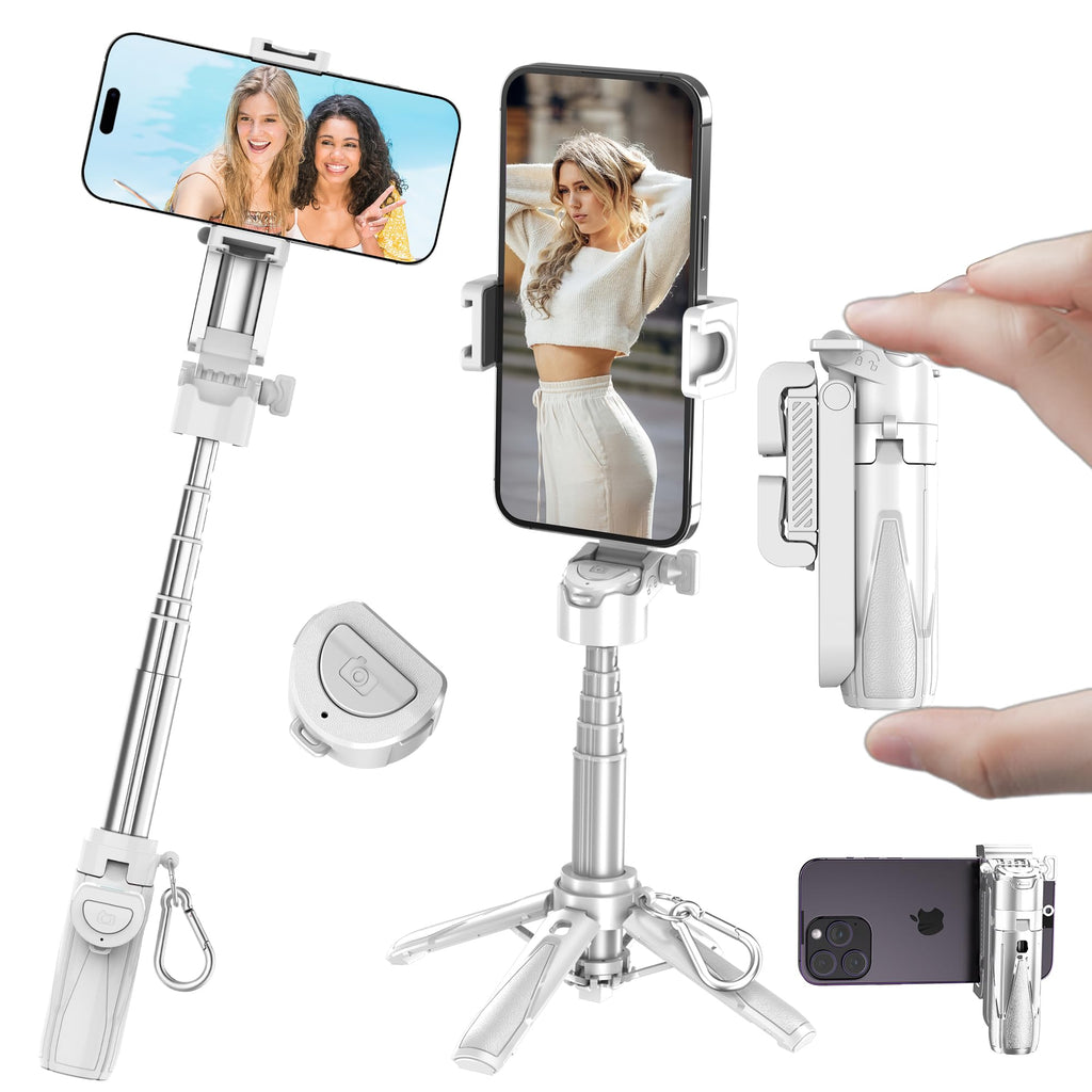 Mini Selfie Stick Tripod Stand with Bluetooth Remote