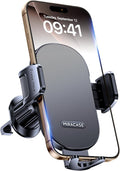 Miracase Phone Holders for Your Car with Metal Hook Clip, Air Vent Cell Phone Stand Car Mount, Universal Automobile Cradle Fit for iPhone Android and All Smartphones, Dark Grey