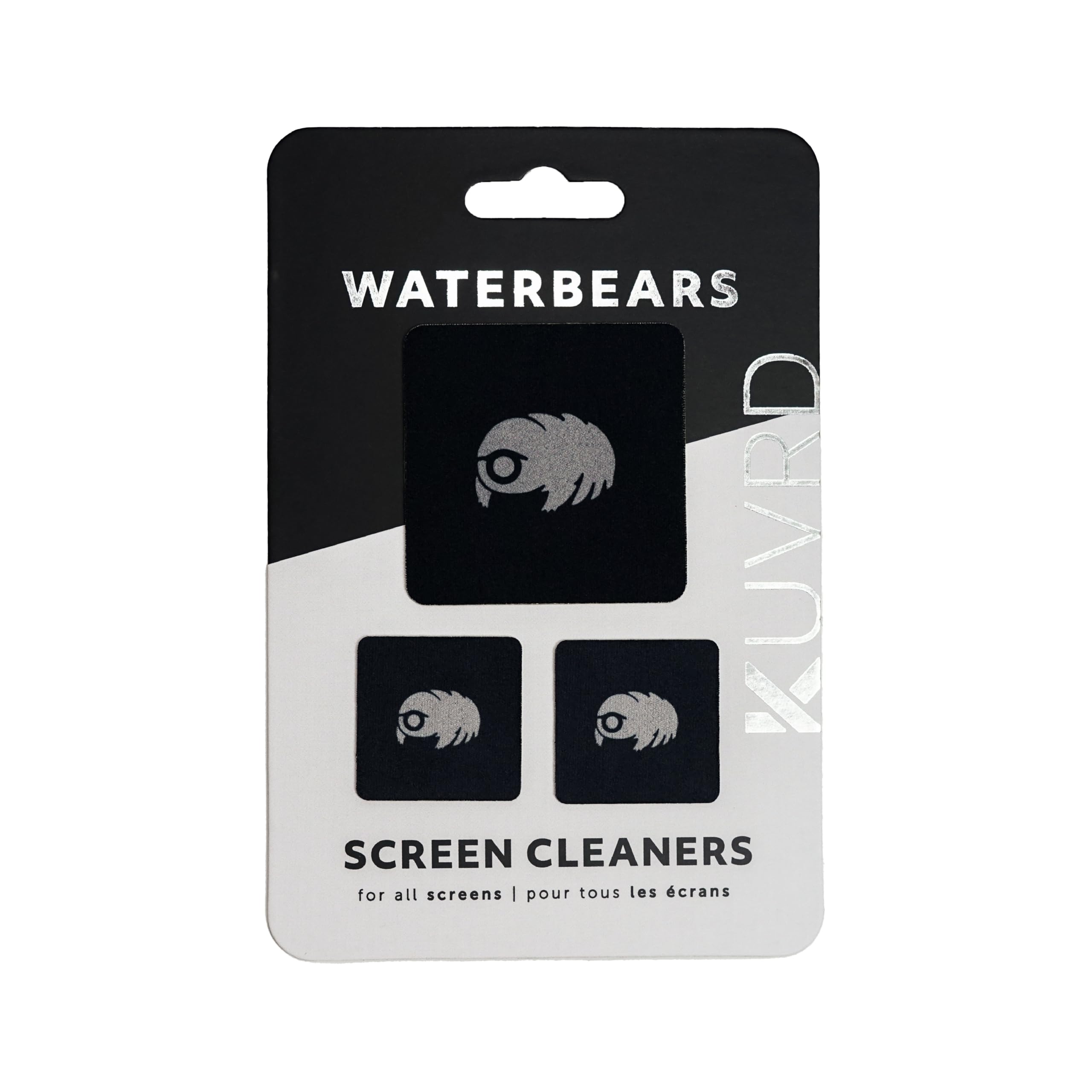 KUVRD Waterbear - Electronic Screen Cleaner Pads, Single Pad Set