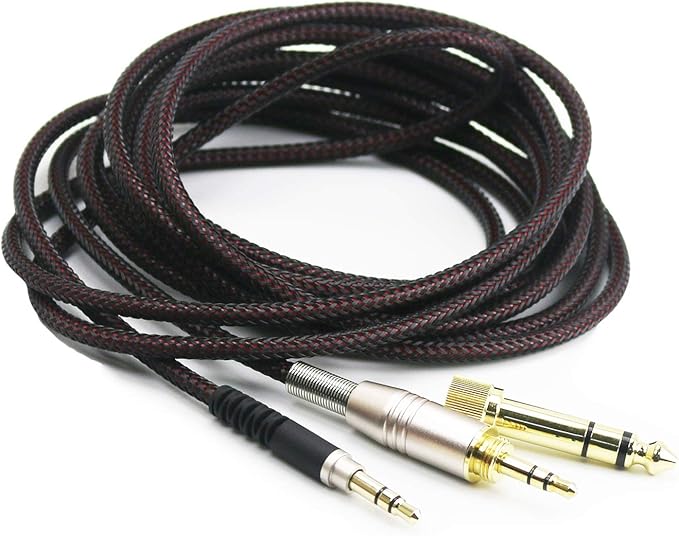 NewFantasia Replacement Audio Upgrade Cable Compatible with Audio-Technica ATH-M50xBT, ATH-AR3BTBK, ATH-SR50BT, ATH-ANC9, ATH-ANC7B, ATH-SR5BTBK, ATH-S700BT Headphones 3meters/9.9ft