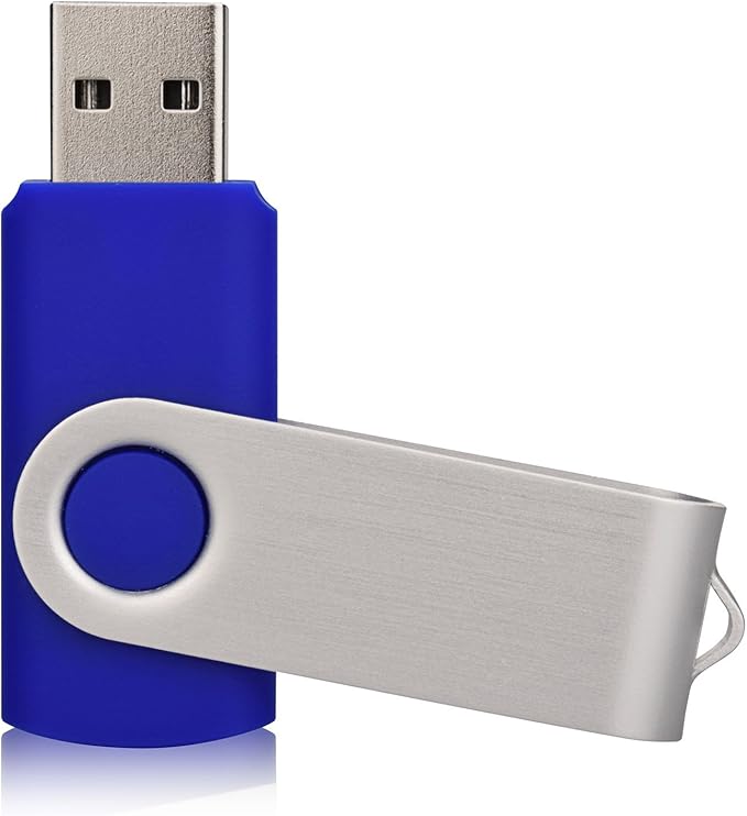 64GB USB Flash Drive - 64GB Memory Stick - USB 2.0 - Blue