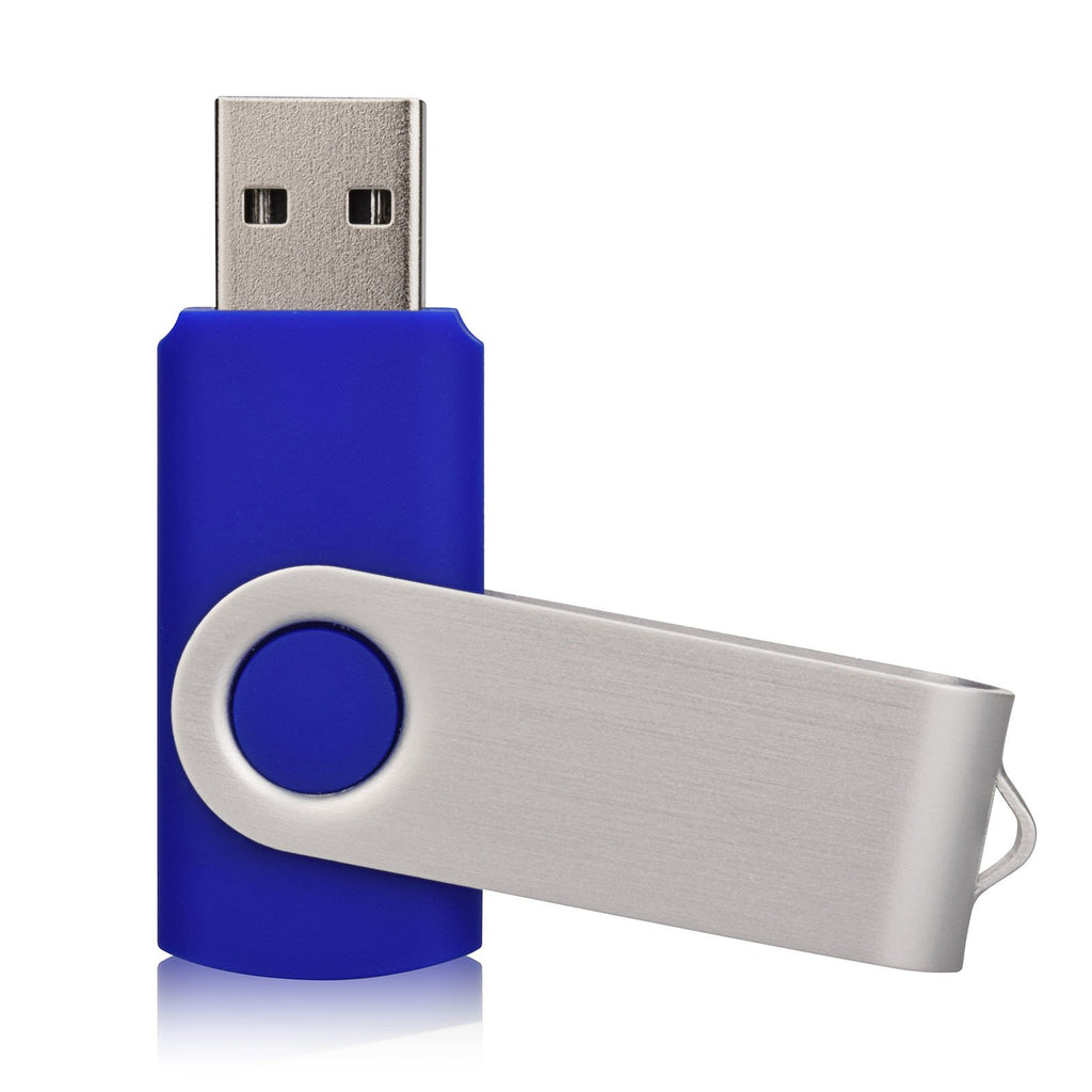KALSAN 10 Pack 8GB USB Flah Drive USB 2.0 USB Thumb Drives-Blue