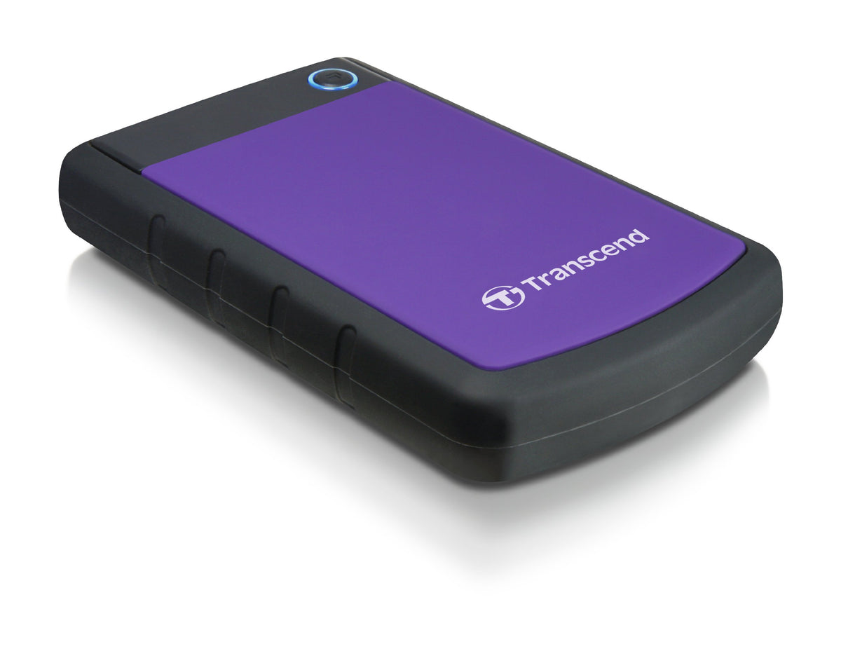 Transcend 4TB StoreJet 25H3 Rugged Portable HDD, One Touch Backup