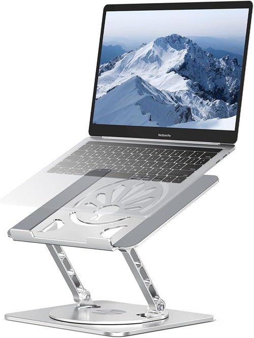 Axbima Adjustable Laptop Stand for Desk-360° Rotating Foldable Laptop Holder Ergonomic Laptop Riser for MacBook Pro/Air Dell HP Lenovo Notebook up to 16.3"