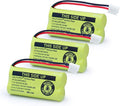 BT18433 BT28433 BT184342 BT284342 BT1011 BT-1011 2.4V 500mAh Ni-MH Replacement Battery Cordless Phone CS6209 CS6219 CS6229 DS6151 89-1330-01-00 CPH-515D (3 Pack)