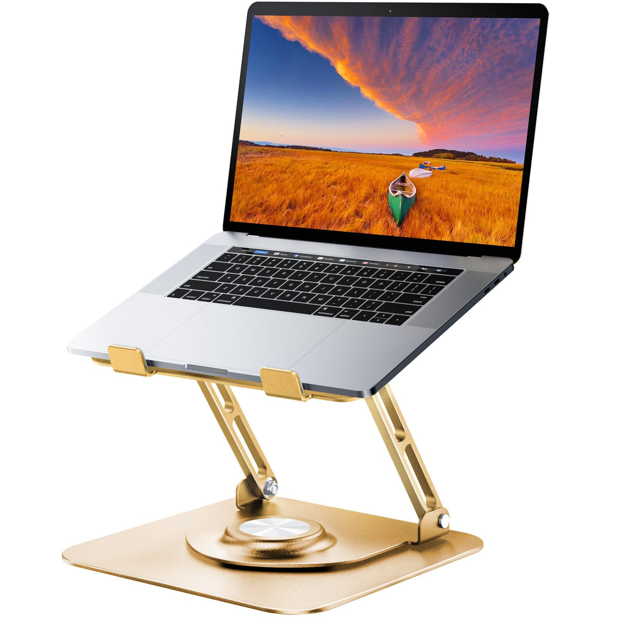 Laptop Stand for desk(360°Rotating),Aluminum laptop Riser for 10-16"Laptops