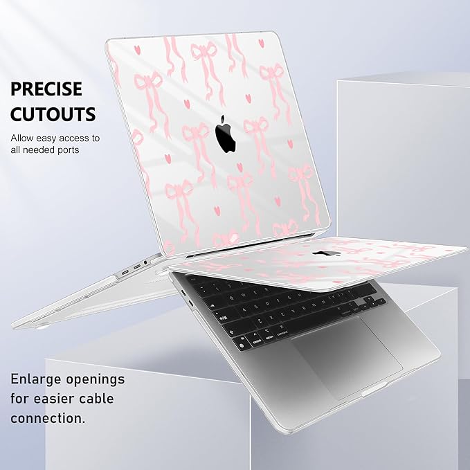 for MacBook Pro 16 inch Case 2019 2020 Release Model A2141, Plastic Hard Shell Cover with Keyboard Cover & Screen Protector for MacBook Pro 16 inch with Touch Bar & Touch ID, Bow
