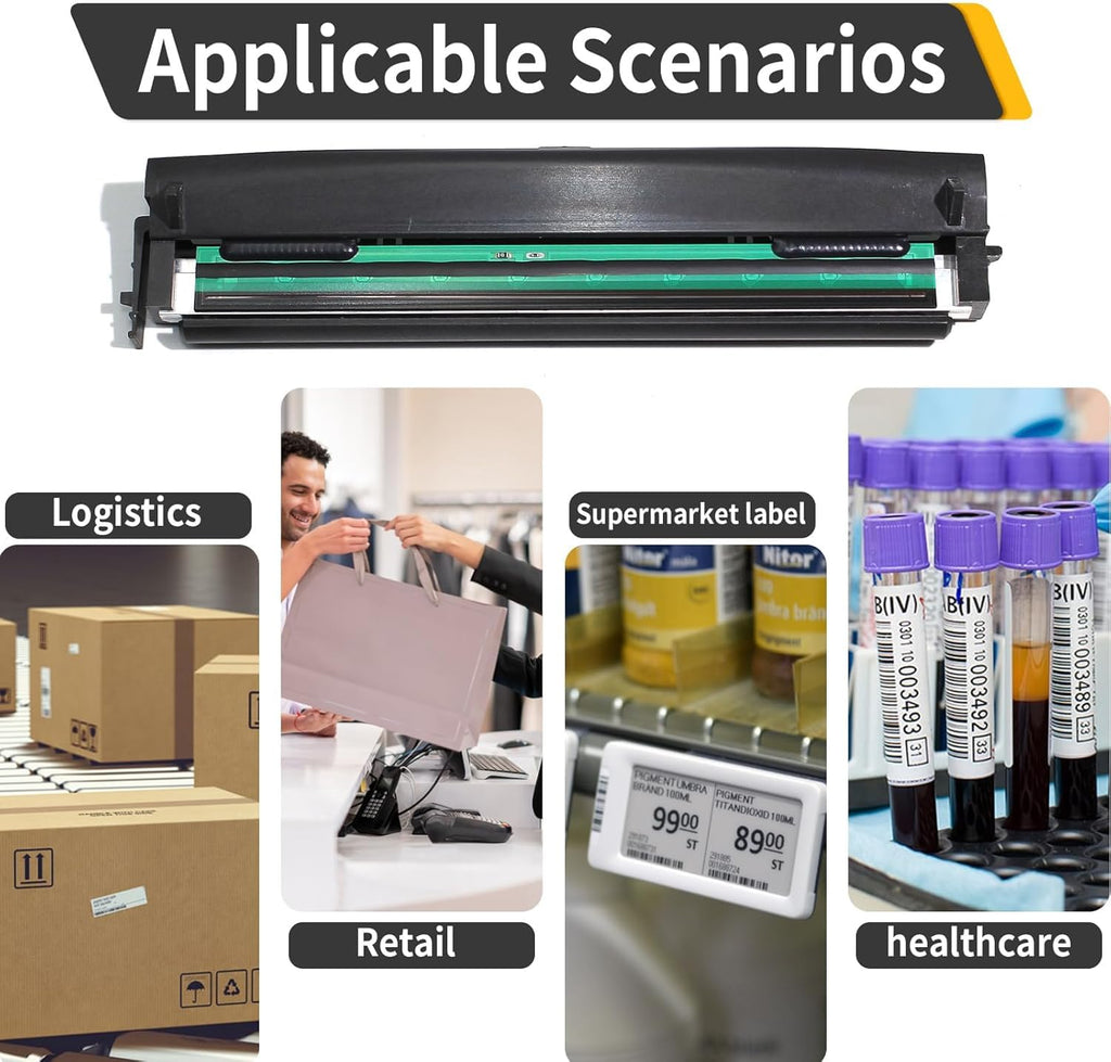 P1080383-226 New Kit Printhead for Zebra ZD621t ZD620t ZD420t ZD621 T-Series Thermal Mobile Label Printer 203dpi P1112640-240