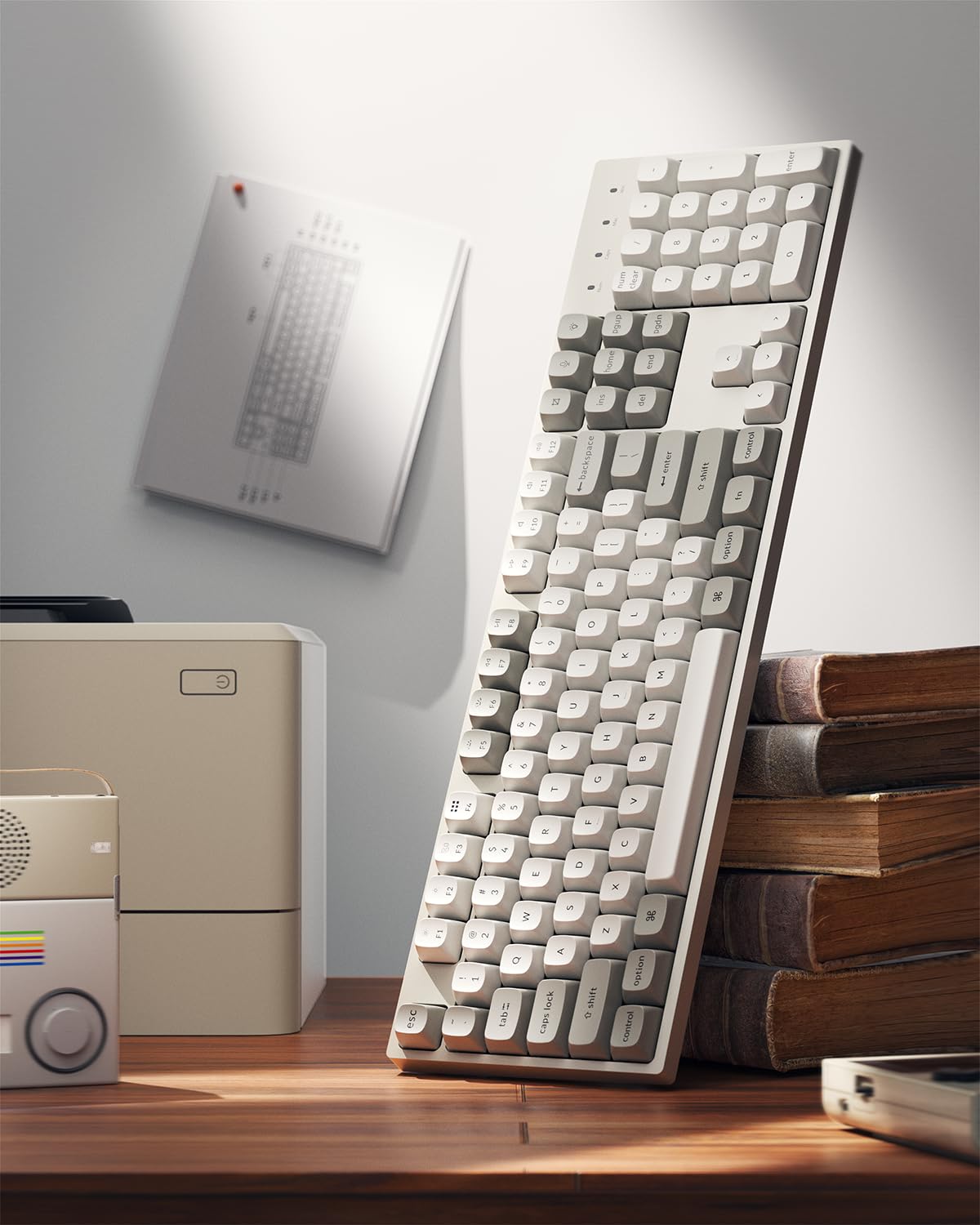 Keychron C2 Pro Wired Mechanical Keyboard with 8K Hz Polling Rate, Full Size Custom RGB Backlit Hot-Swappable, Non-Shine Through PBT Keycaps Compatible with Mac Windows Linux (Silent Red Switch)