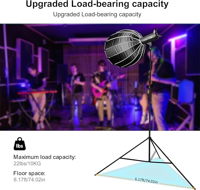 20FT Extra Tall Tripod with Rope Heavy Duty Video Camera Stand