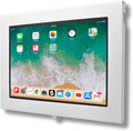 TABcare Locking Security Metal Case for Apple iPad Pro 11" 2024 5th gen. for Kiosk, POS, Store, Show Display (White, iPad Pro 11 2024)
