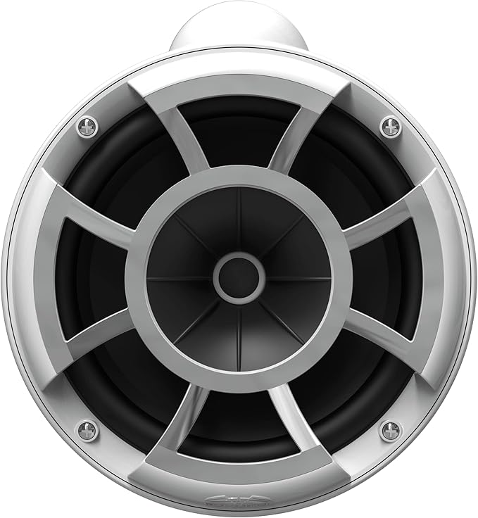 wet sounds Rev 8 White V2 Revolution Series 8" White Tower Speakers w/Swivel Clamp Mini