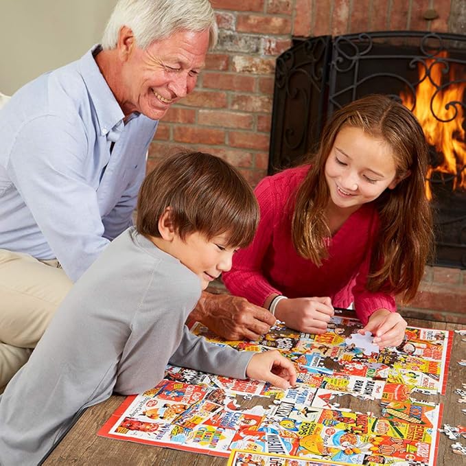 White Mountain Puzzles American Diner, 1000 Piece Jigsaw Puzzle