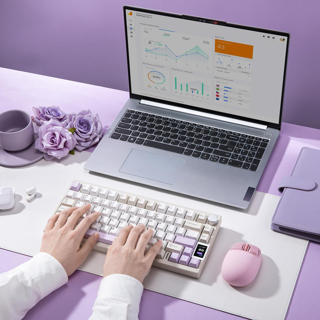 YUNZII AL80 QMK/VIA Aluminum Wireless Mechanical Keyboard