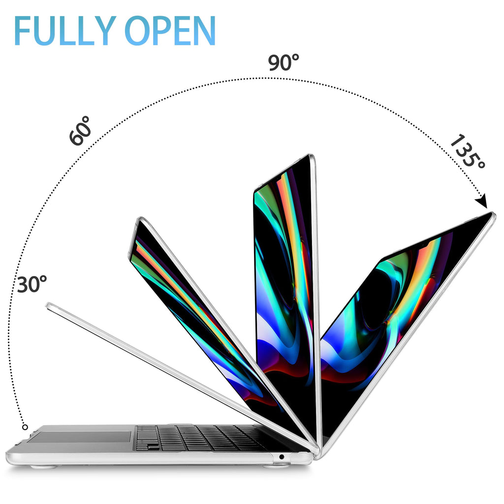 Mektron for 2026 MacBook Air 13-inch M5 Laptop Case A3449 with 13.6-inch Liquid Retina Display Fits 2025 A3240 M4 2024 A3113 M3 2023 A2681 M2 Printed Shell for MacBook Air 13.6", Watercolor Dahlias