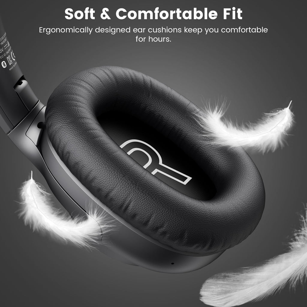 Riibox Y7Pro Hybrid Active Noise Cancelling Headphones for Airplane Travel
