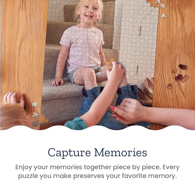 Photo Personalized Puzzle for Father's Day - 500 Piece - I See Me! (Horizontal/Landscape)