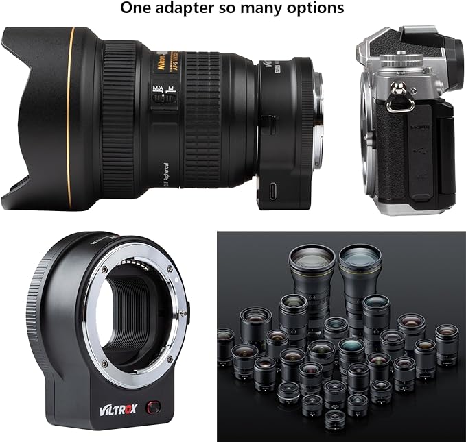 VILTROX NF-Z Lens Mount Adapter FTZ Auto Focus Lens Mount Converter Ring Adapter for Nikon F Lens to Z Mount Camera Z5 Z50 Z30 Z6 Z6II Z7 Z7II Zfc Z8 Z6III Z7III