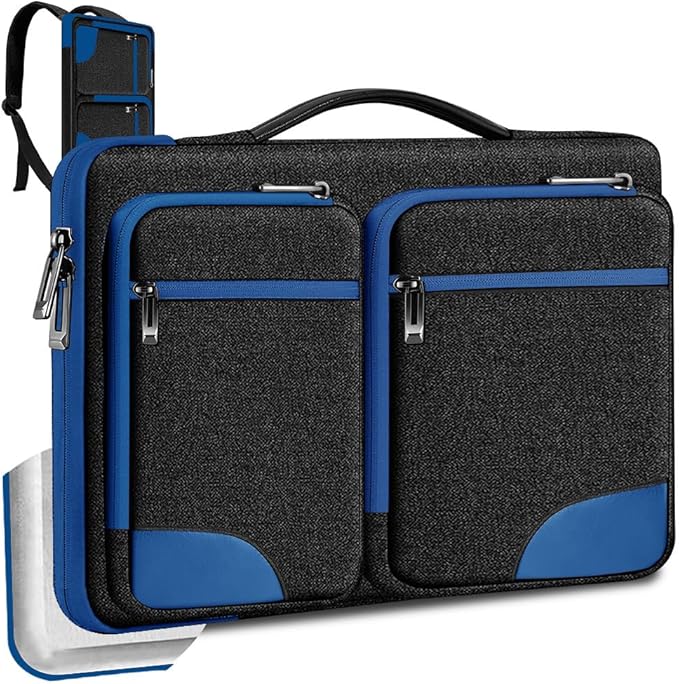 ZINZ Laptop Case 15 15.6 16 inches Sleeve Slim Briefcase Spill-Resistant Handbag for Most Popular 15" 15.6" 16" Notebooks，B01BL02