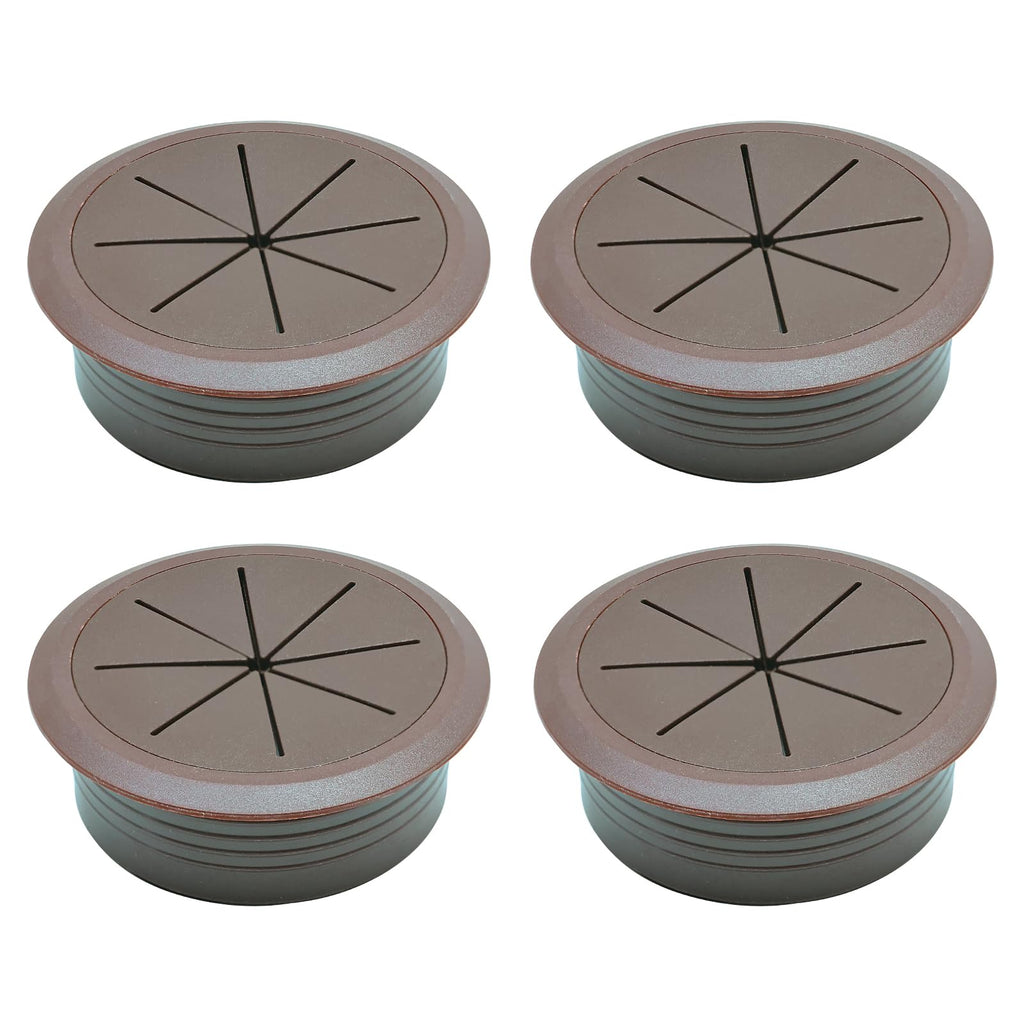 BOPOREAE 4 Pcs Desk Grommet 2" (50mm), Desk Hole Cover for Cables