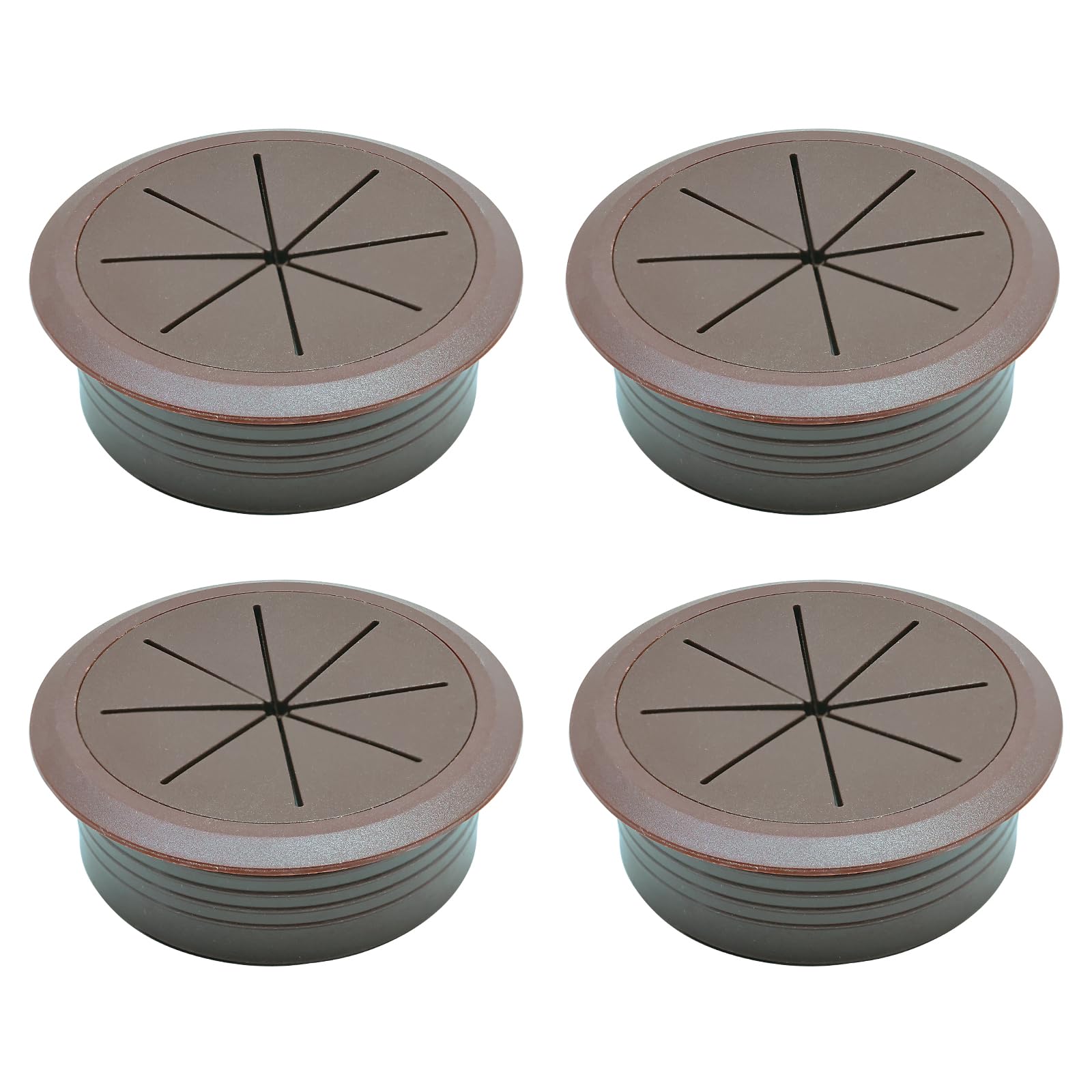 BOPOREAE 4 Pcs Desk Grommet 2" (50mm), Desk Hole Cover for Cables