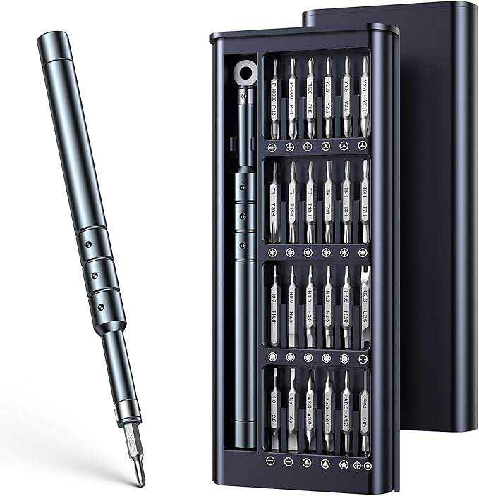 JOREST 52-IN-1 Precision Screwdriver Set, Mini Repair Tool Kit with Torx for Macbook, Computer, Laptop, iPhone, PS5, Xbox, Switch, Glasses, Watch, Ring Doorbell, Electronic, Small Gift Gadget for Men