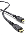 Maxonar [3.3Ft] Thunderbolt 4 Cable, 240W Thunderbolt Cable 40Gbps Sync 8K/5K@60Hz Display and for Thunderbolt 4, Thunderbolt 3, USB4, and USB-C Devices